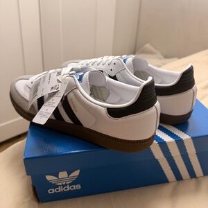 ✨ BRAND NEW Adidas Samba OG trainers in white and black